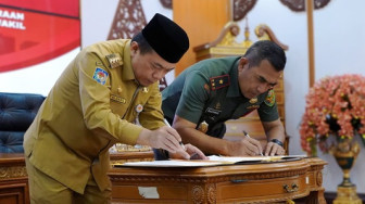 Gubernur Jambi dan Danrem Garuda Putih Tandatangani NPHD Pengamanan Pilkada